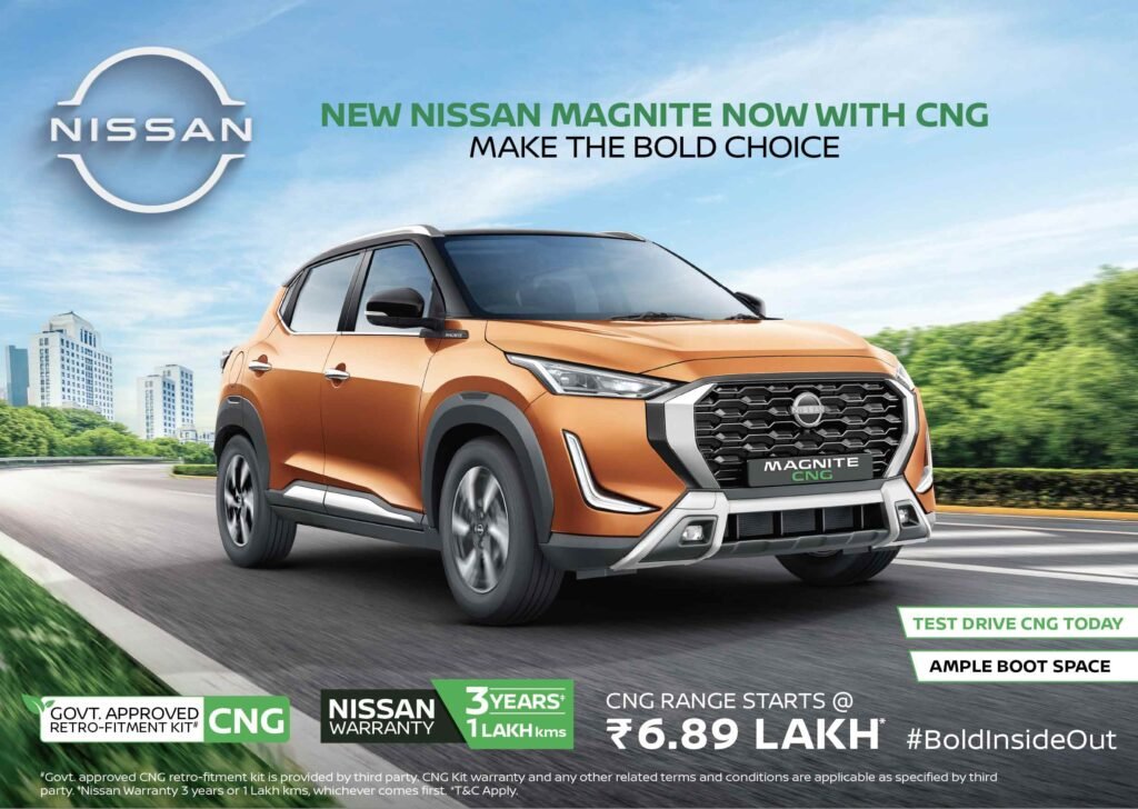 nissan magnite cng